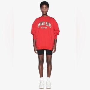 Anine Bing Red Tyler Sweatshirt
